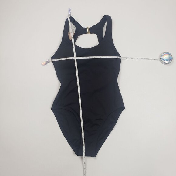 Andie Swim The Catalina One-Piece Tankini Women's XS Black Racerback Open Back - Picture 5 of 16